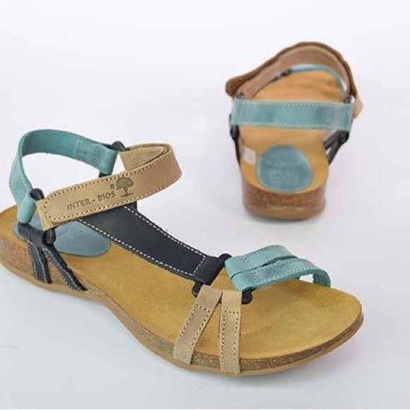 Shoes - Women's INTER BIOS 5412 leather sandals- Size 40